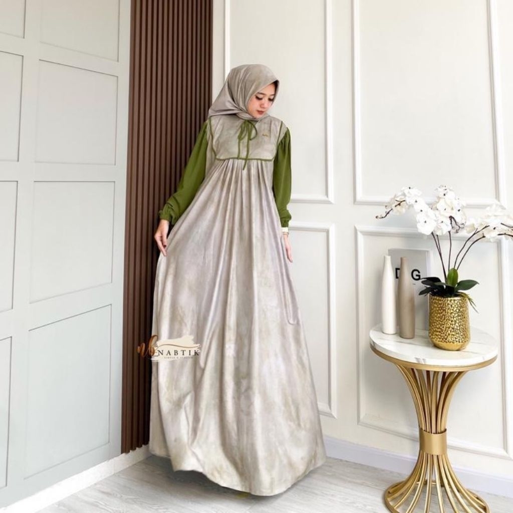 Nabtik-Cleora Gamis Set Hijab Gamis Armany