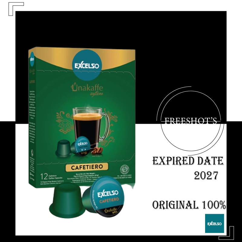 

Excelso Capsule Unakaffe Kopi Kapsul Cafetiero (1 Box 12 Capsule)