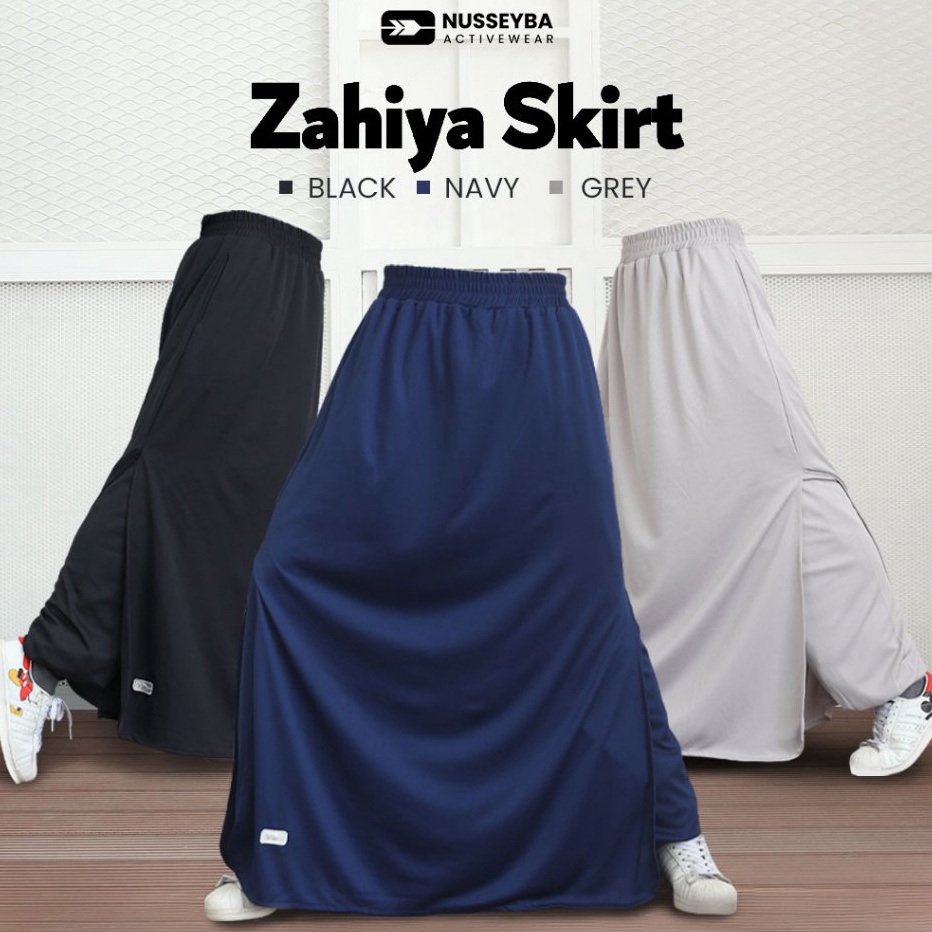 Trendy Nusseyba Zahiya Skirt Rok Celana Olahraga Rok Celana Wanita Muslimah Rokcel