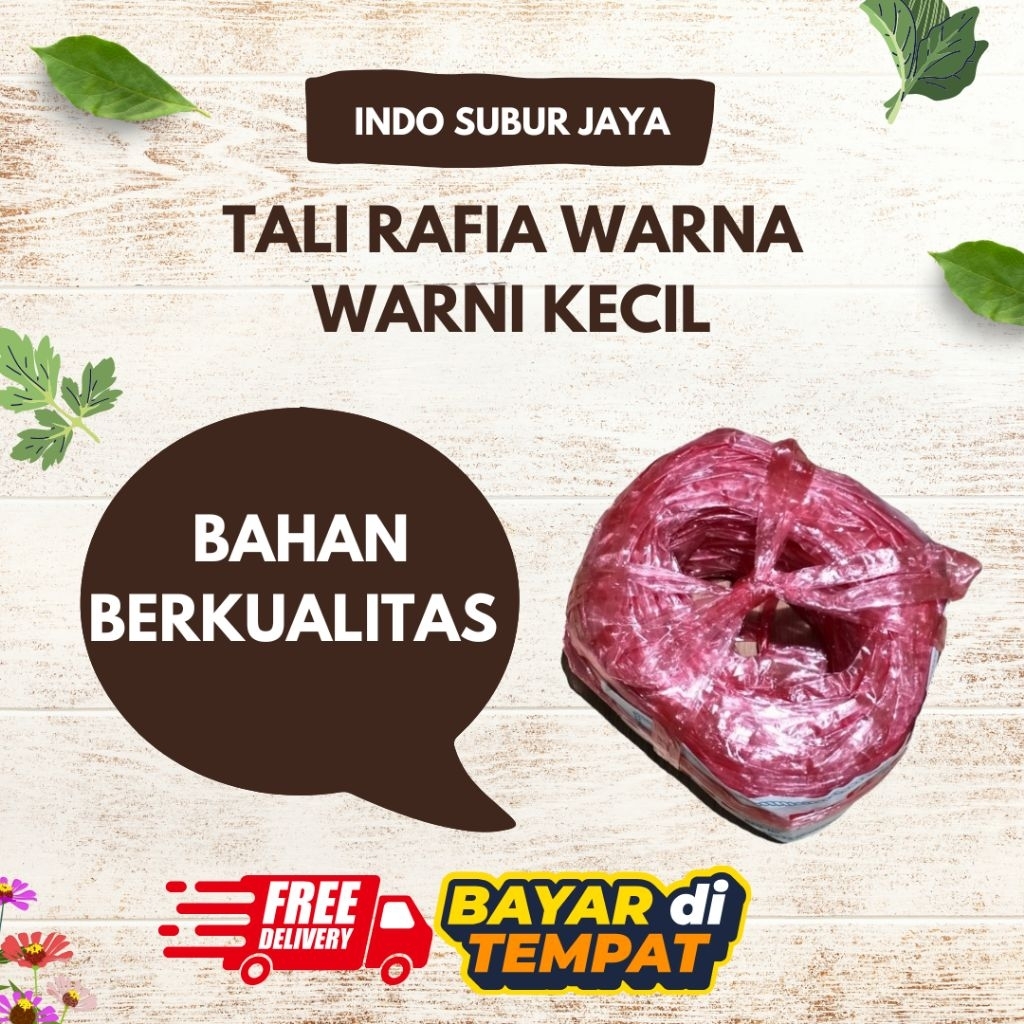 

Tali Rafia Warna Warni Ukuran Kecil