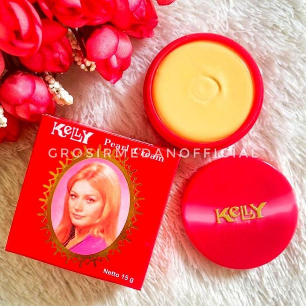 Kelly Pearl Cream 15 gr - Cream Kelly Original BPOM / Krim Kelly Pencerah Wajah

