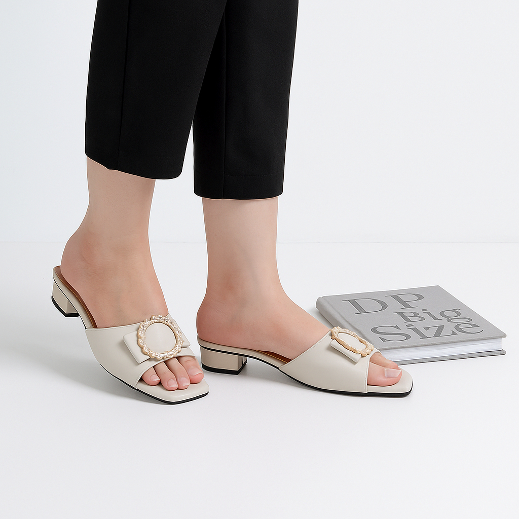 Sandal Wanita Heels Selop Pesta Ukuran Jumbo BIG SIZE [ 45 44 43 42 41 40 ]