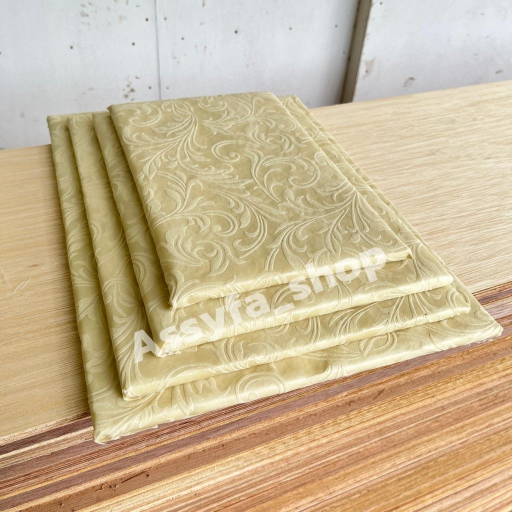 

4pcs Alas untuk kotak box seserahan pernikahan bahan sterofoam lapis kain spon embos