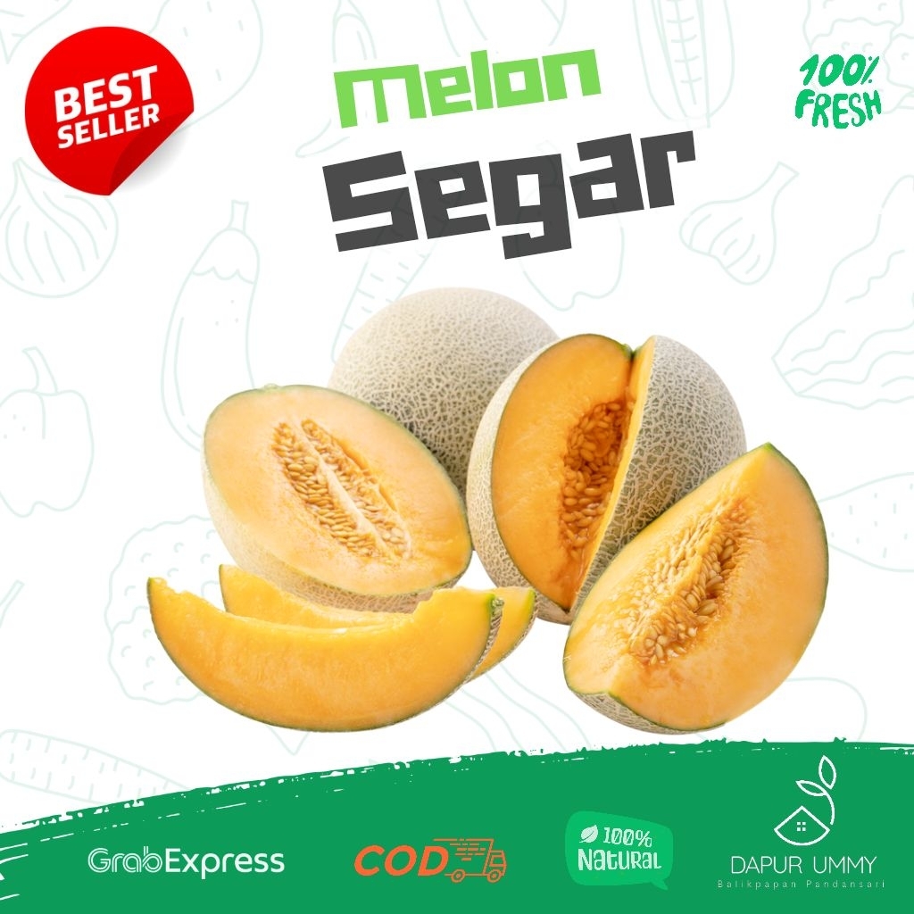 

MELON • Buah Melon Segar 1/2