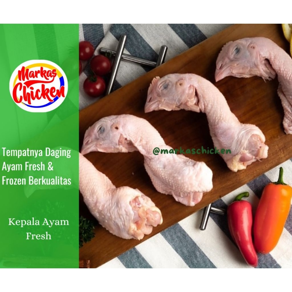

Kepala Ayam / Fresh Chicken Neck berat 900-1000gr