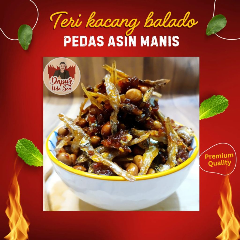 

Teri kacang balado 150gr