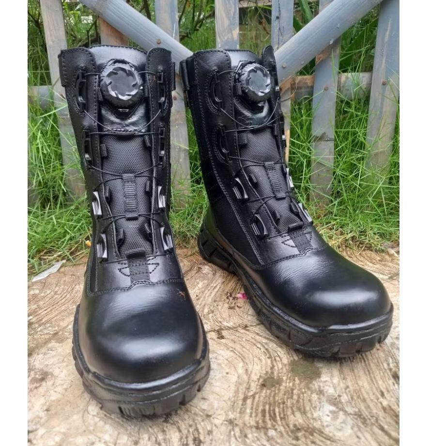 sepatu pdl tali putar,kulit asli murah
