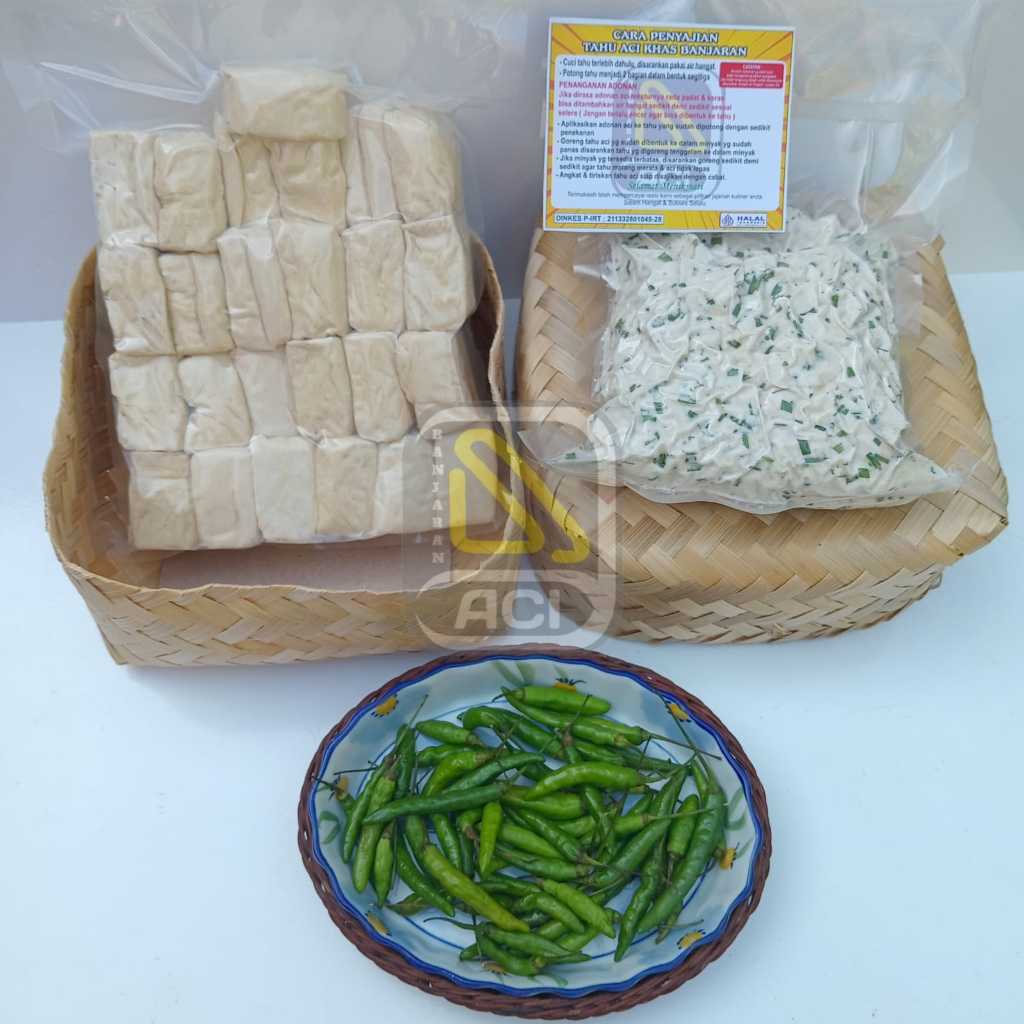 

Tahu Aci Mentah kemasan Vacum paket jumbo