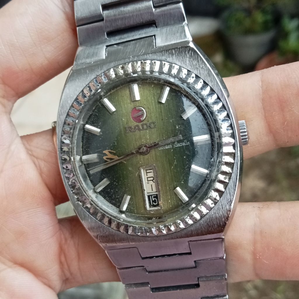 Rado Automatic Golden Gazelle Green Dial Original Swiss