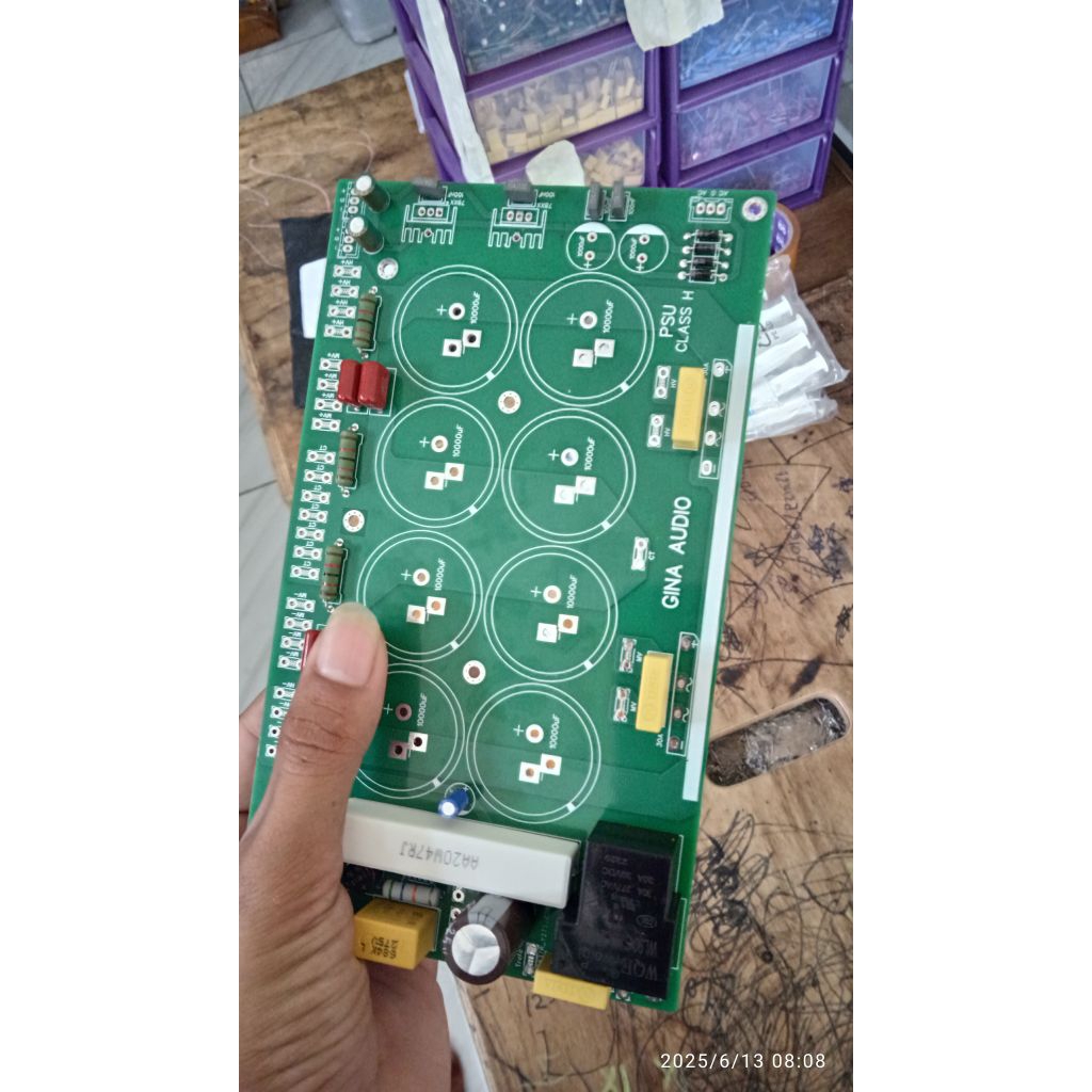kit PCB PSU klas H 8 elcho lengkap relay