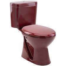 CLOSET DUDUK TRILLIUNWARE Sapphira Series Dual Flush WARNA MERAH MAROON