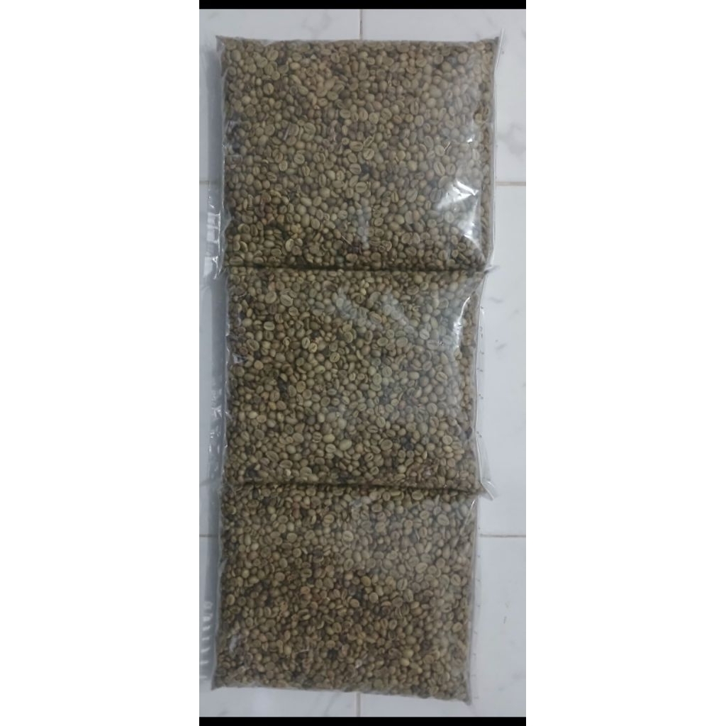 

Biji kopi Robusta grade 1, harga setegah kg