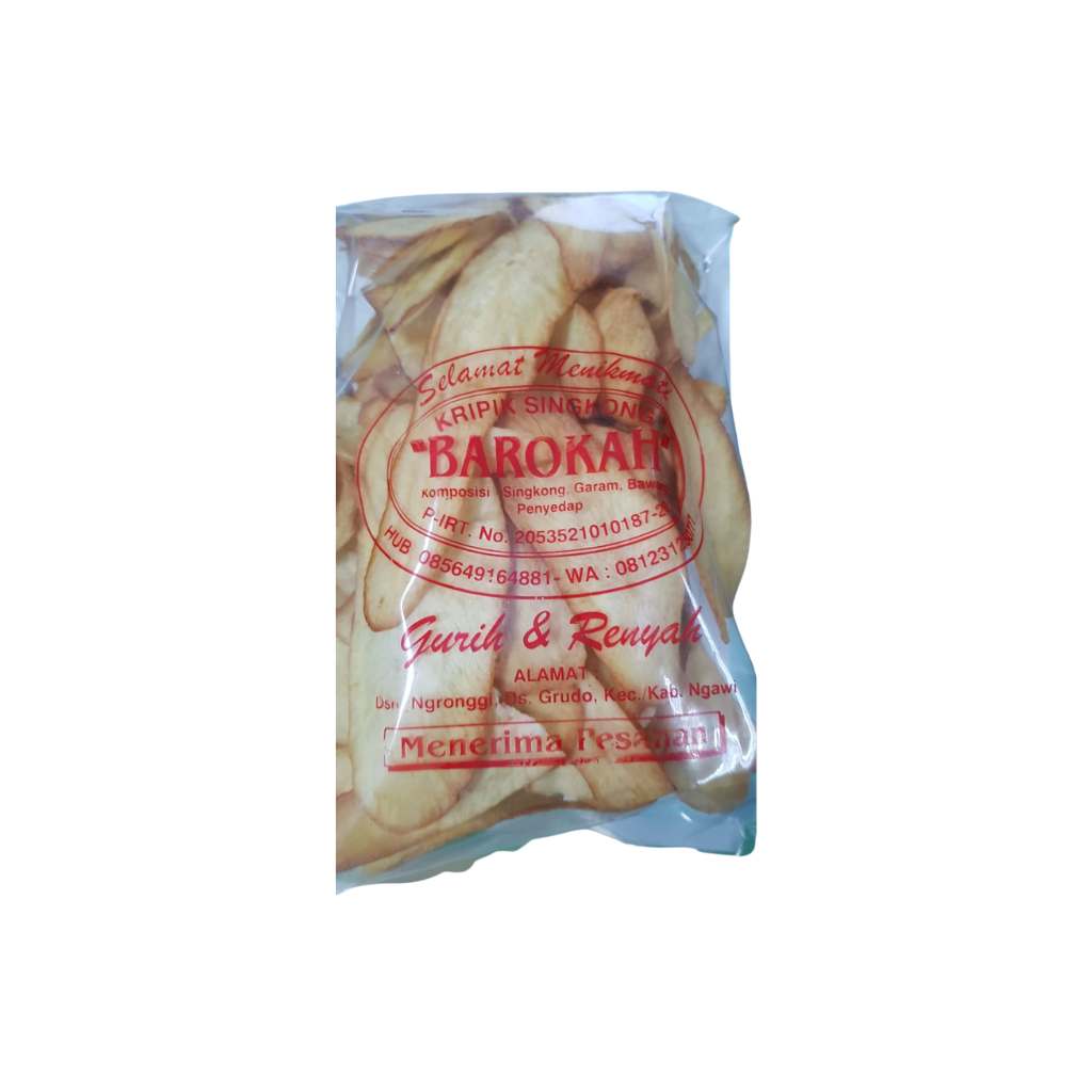 

Keripik Singkong Barokah Gurih Renyah 250gr – Snack Tradisional Jawa – Cemilan Singkong Original
