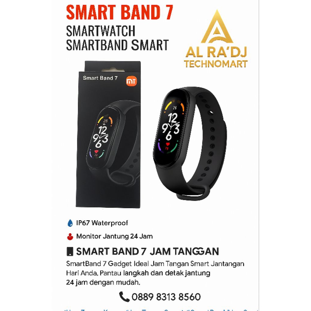 Jam Tangan Smart Band Heart Rate Blood Pressure Fitness Tracker