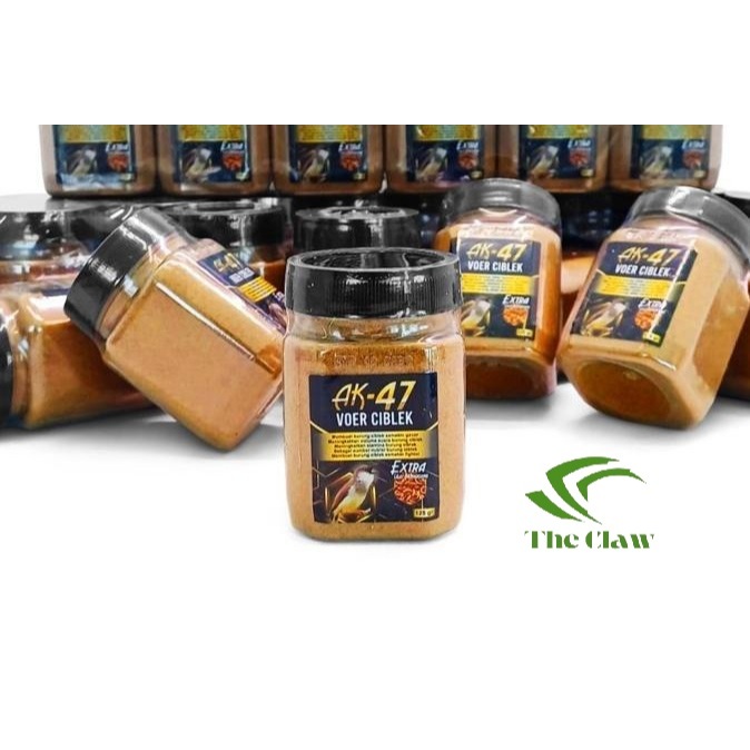 (The Claw) AK 47 VOER CIBLEK 125gr EXTRA ULAT HONGKONG PAKAN VOER PUR BURUNG CIBLEK KRISTAL SAWAH JA