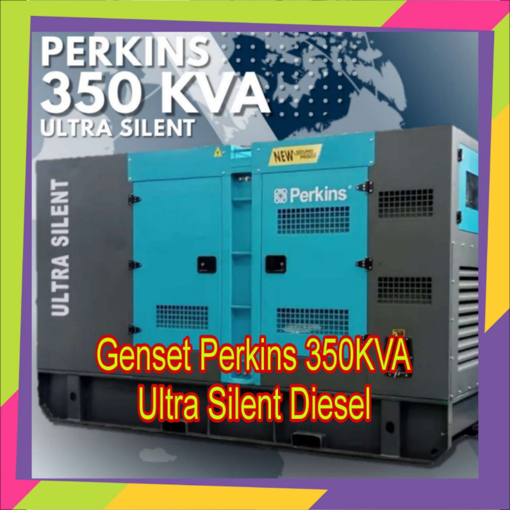 Genset Perkins 350KVA - Ultra Silent Diesel