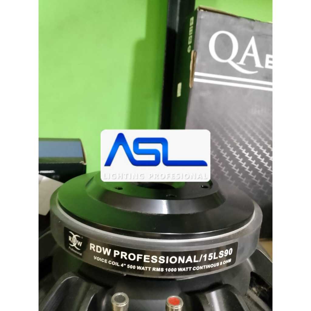 RDW 15LS90 15" 500 - 1000 WATT VOICE COIL 4" 15LS-90