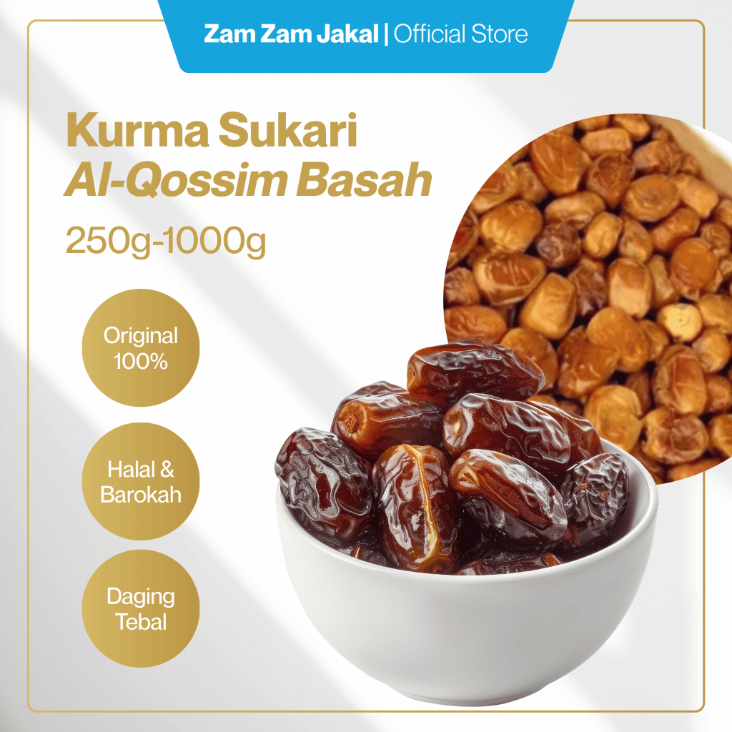 

Kurma Sukari Al Qossim Kurma Sukari Basah Alqosim Grade A