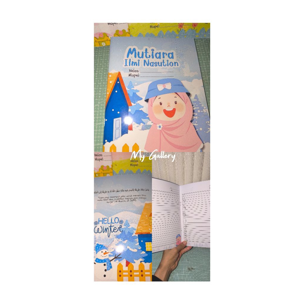 

Paket Lengkap Back to School, buku tulis, Pensil, penghapus, Kotak Pensil, Stiker nama