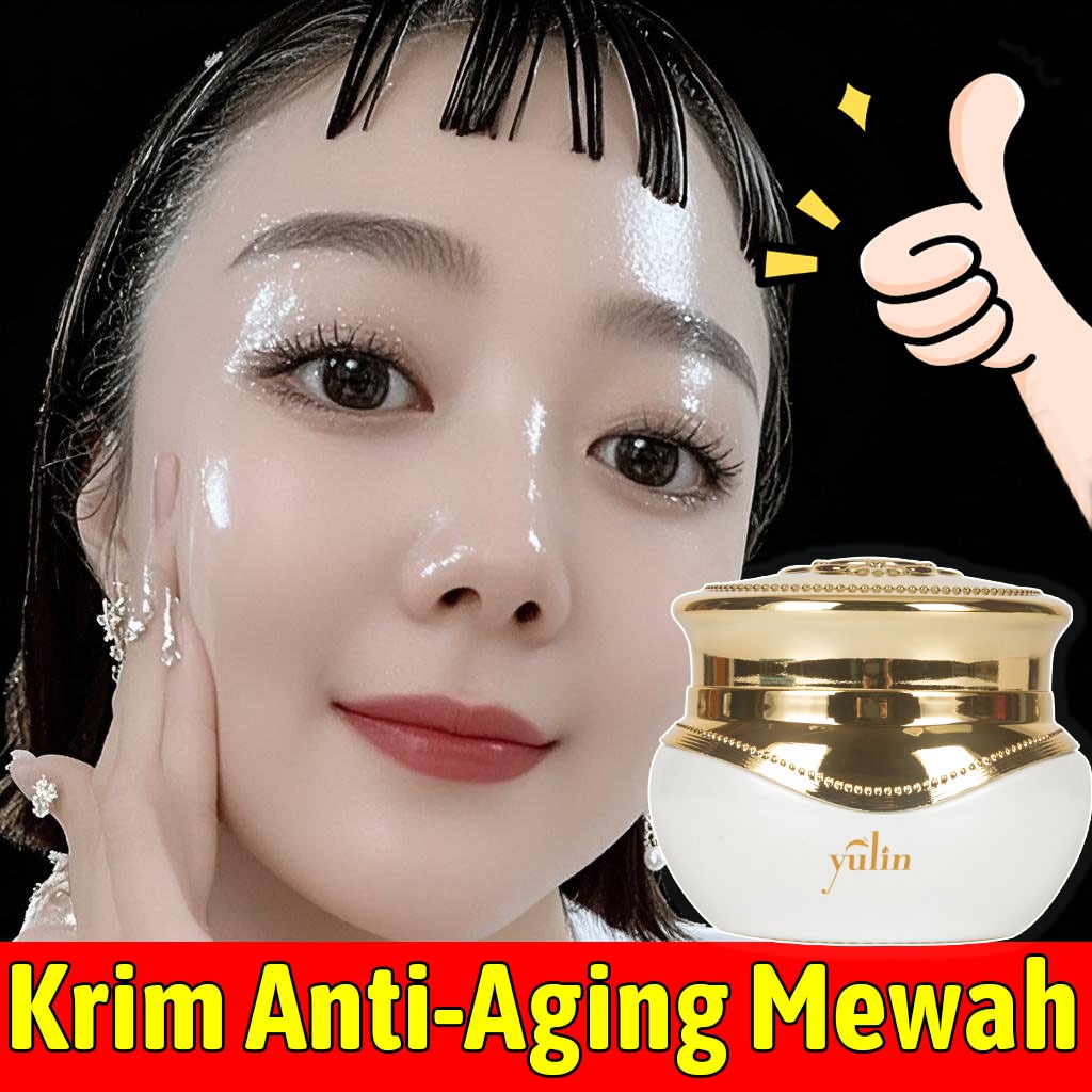 Yulin Tone Up Cream Wajah Glowing Seketika - Moisturizer Mencerahkan & Ratakan Warna Kulit - Skincar