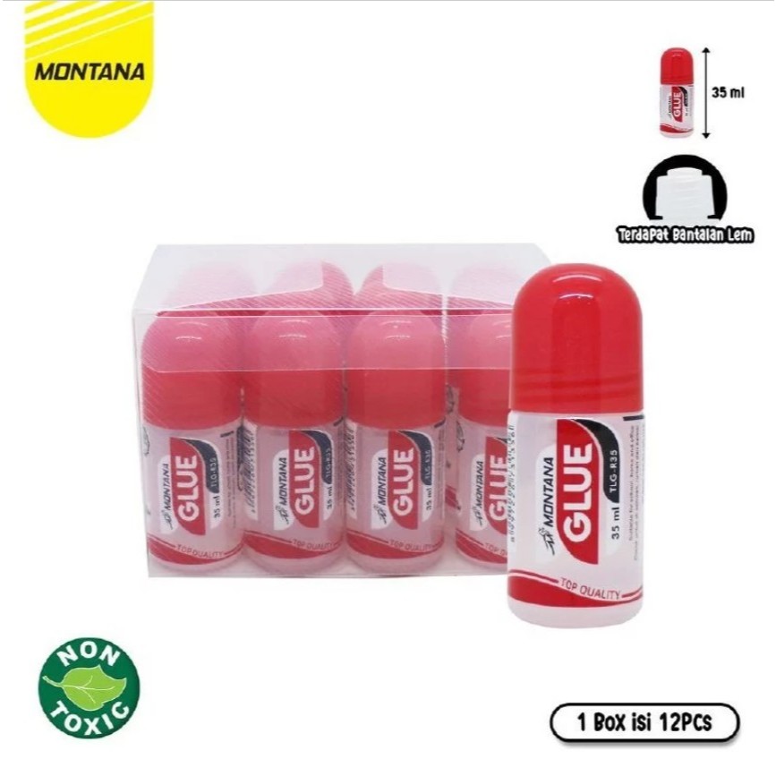 

Lem Kertas / Lem Cair / Liquid Glue Stick Cair 35ml Montana