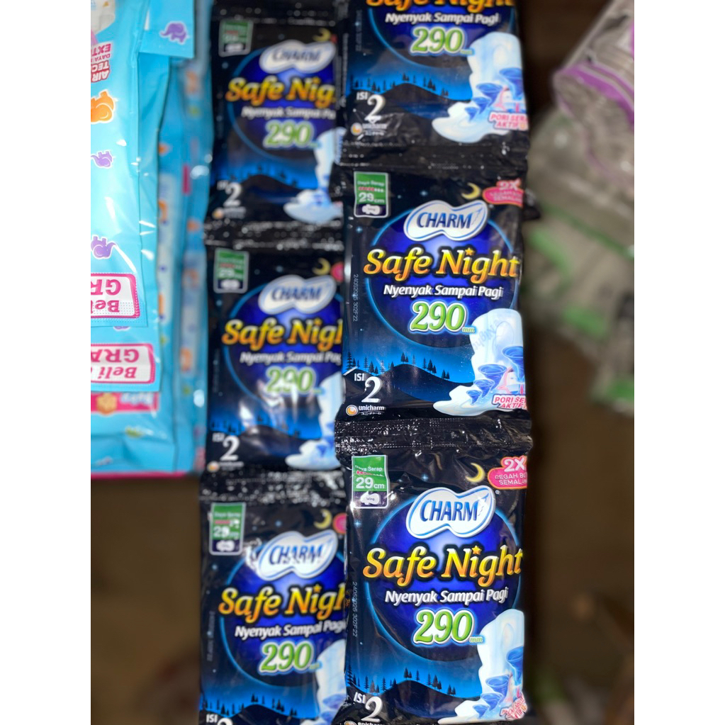 Pembalut Charm safe night 290 mm