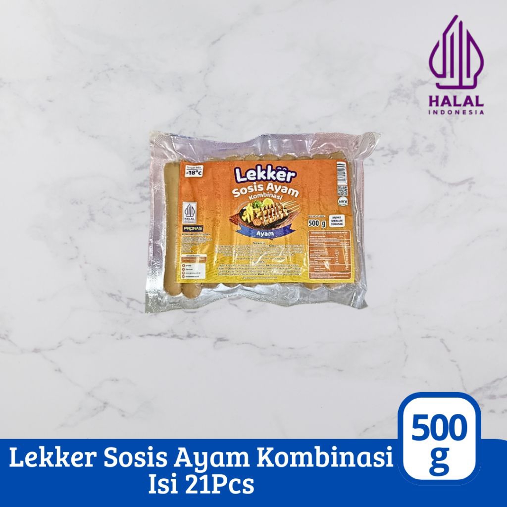 

Lekker Sosis Ayam Isi 21 500 g | Pengiriman Pulau Jawa