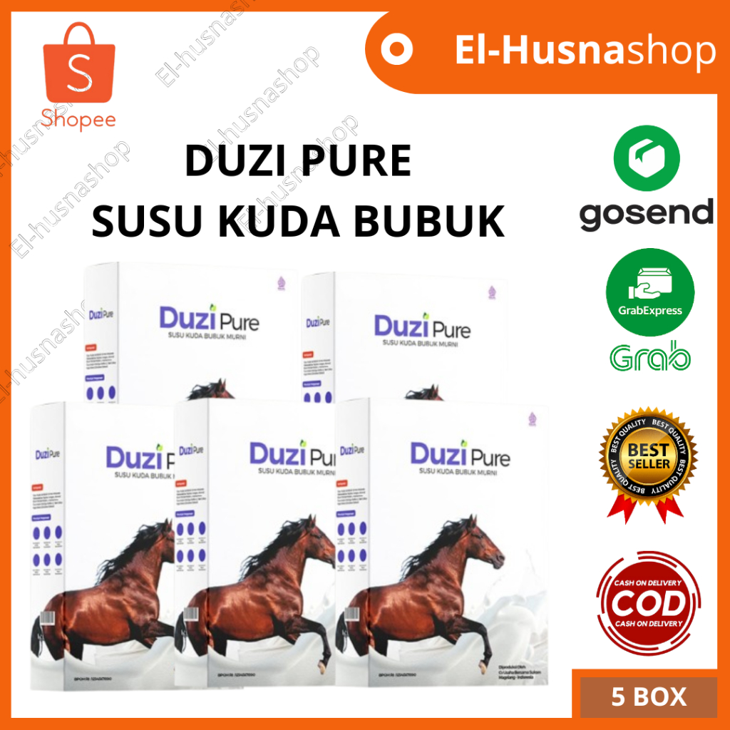 

Duzi Pure 5 Box Susu Kuda Liar Bubuk Herbal Murni Asli Original
