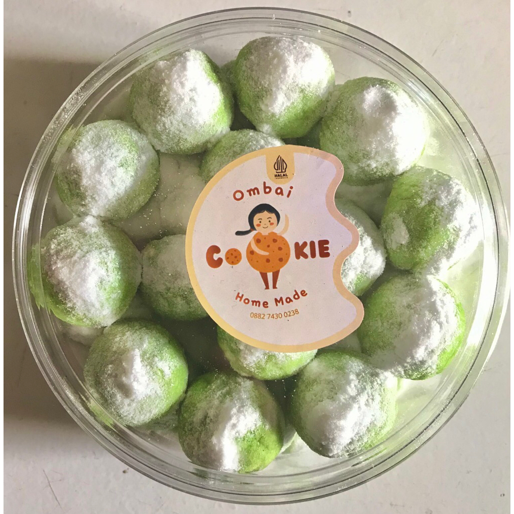 

Kue Kering Salju Pandan