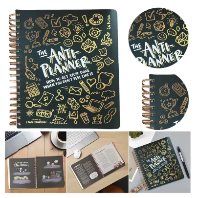 

EDS - Creative Anti-Planner Book How To Get Sht Done When You Don't Feel Like It School Office Stationery Planner