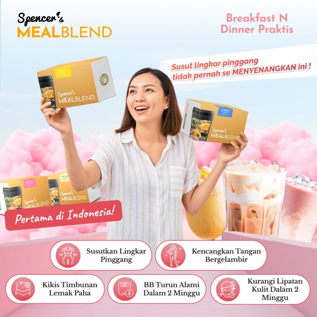 

Spencer's Mealblend - Meals Replacement untuk Solusi Diet dan Langsing
