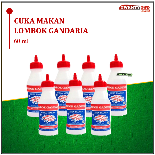 

[doz]|6X Cuka Lombok Gandaria 60 ml