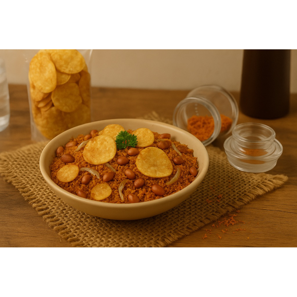 

Serundeng Kelapa Kentang Kacang Tempe Teri