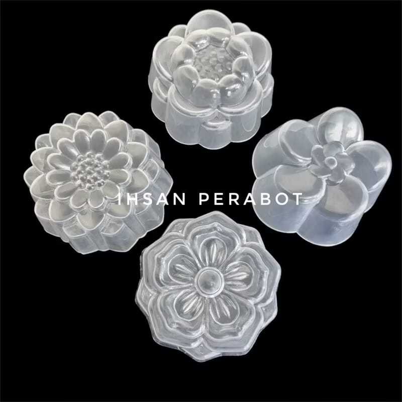 [12pcs] Cetakan Puding Mini Blossom Orchid Lotus Sunflower Diameter 6,5 Cm Cetakan Putu Ayu Jelly Je