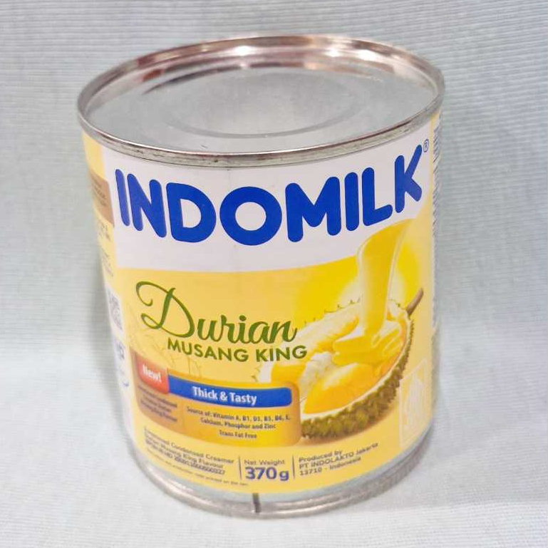 

Indomilk susu kental manis 370gram durian musang king 370 gr