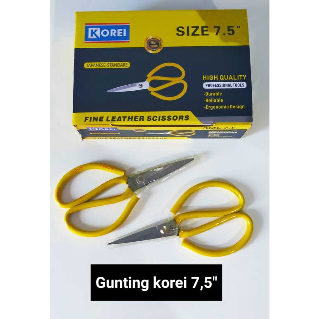 

GUNTING KODOK / GUNTING KULIT KOREI UKURAN 7.5 & 8 INC