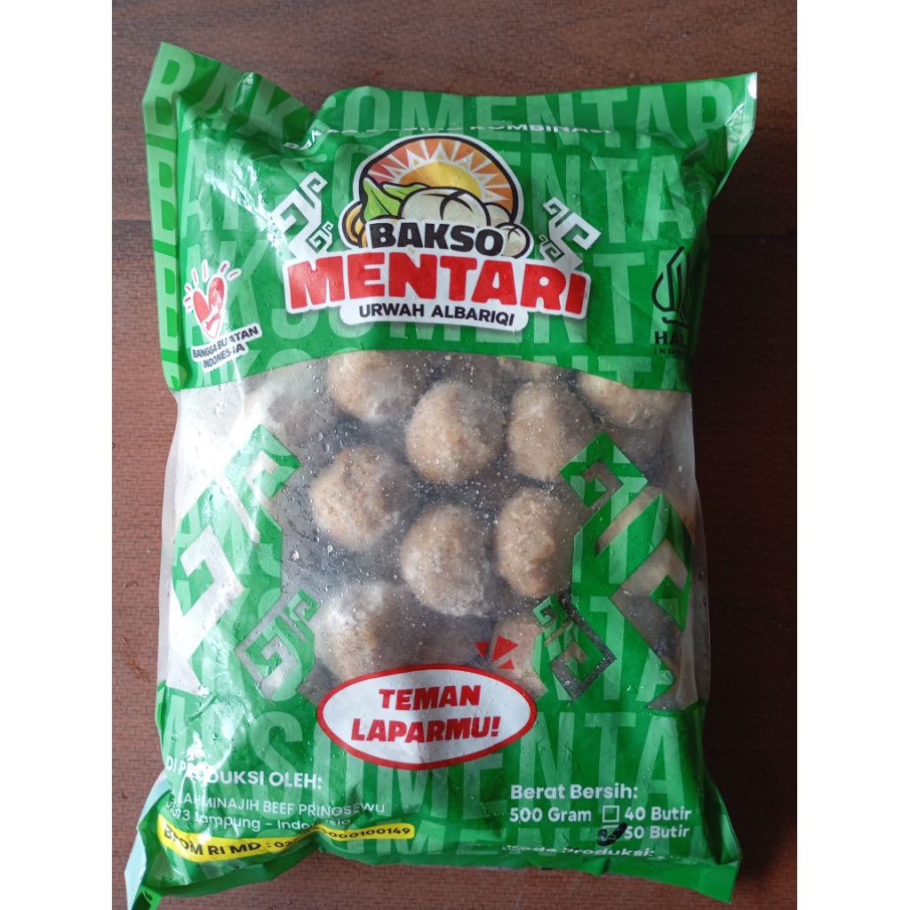 

Bakso Mentari isi 50 dan 25 biji
