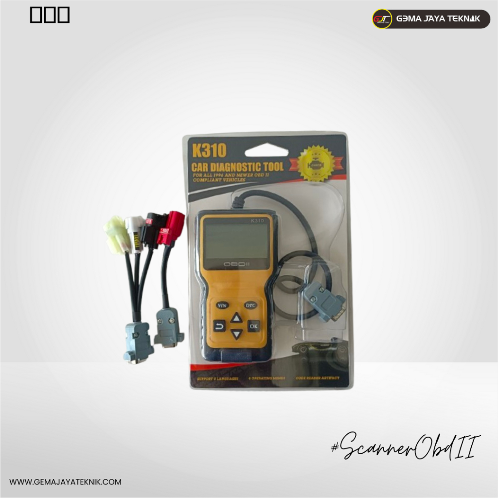 OBD2 Scanner Motor Injeksi Yamaha Honda Kawasaki & EURO 5 | Cek ECU | Support OBD II