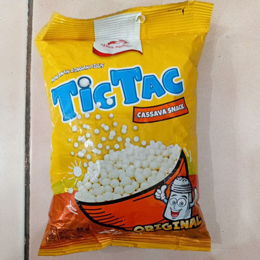 

TicTac Cassava Snack 80gr 1 Bungkus
