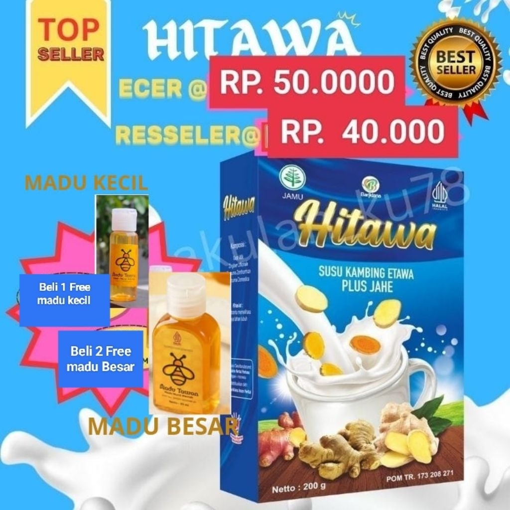 

(GRATIS MADU) HITAWA Susu Kambing Etawa Ampuh Untuk Mengatasi Nyeri Sendi