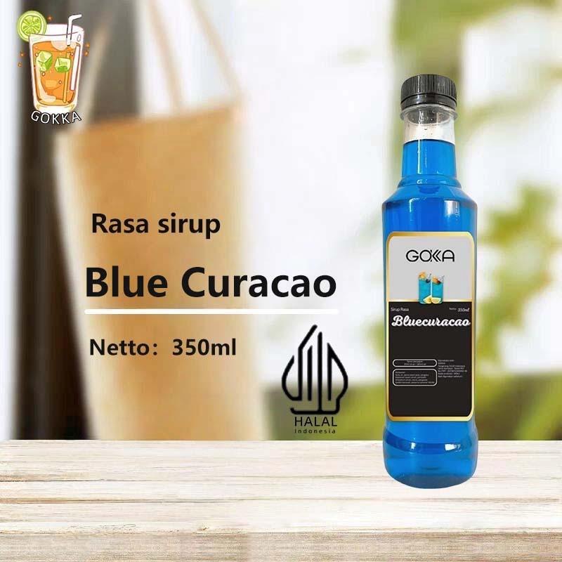 

GОKKA Syrup / Blue Curacao Flavoured Sirup / Sirup Blue Curacao 350ML International Halal