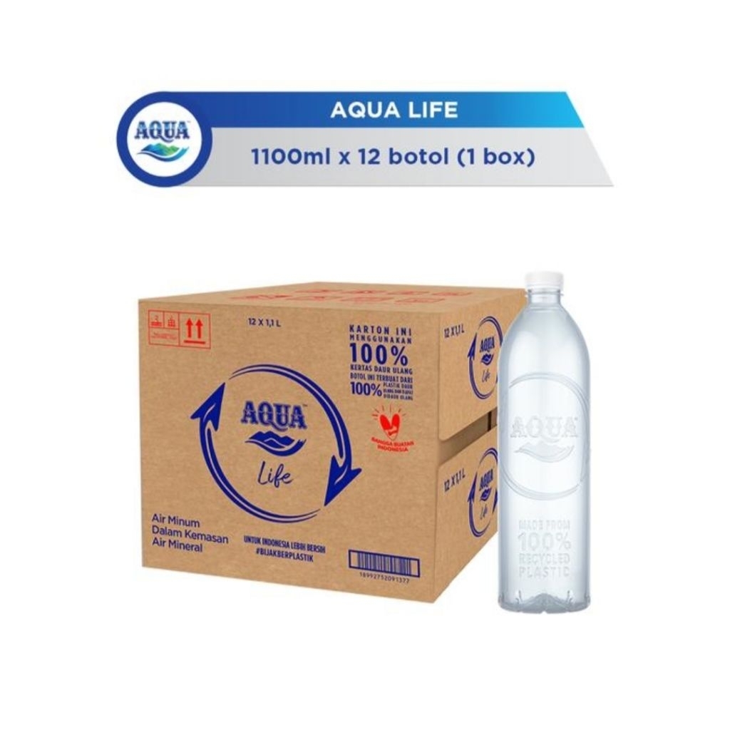 

aqua life 1100ml 1 dus (12 botol)