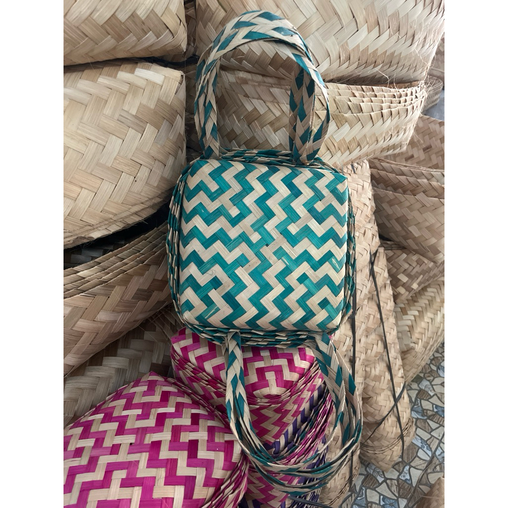 Besek Jinjing 20X20 Besek Warna Warni Besek Zigzag Besek Cangking