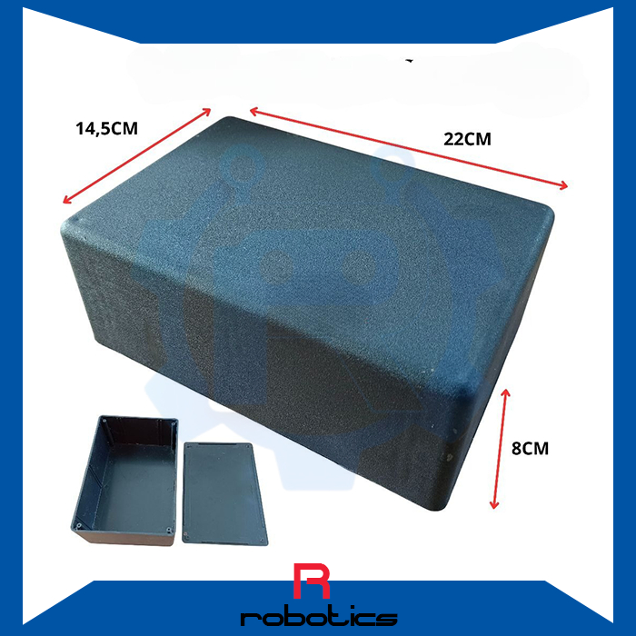 Box Project X7 Hitam Plastik Jumbo Besar 21X14X8 Keperluan Elektronik