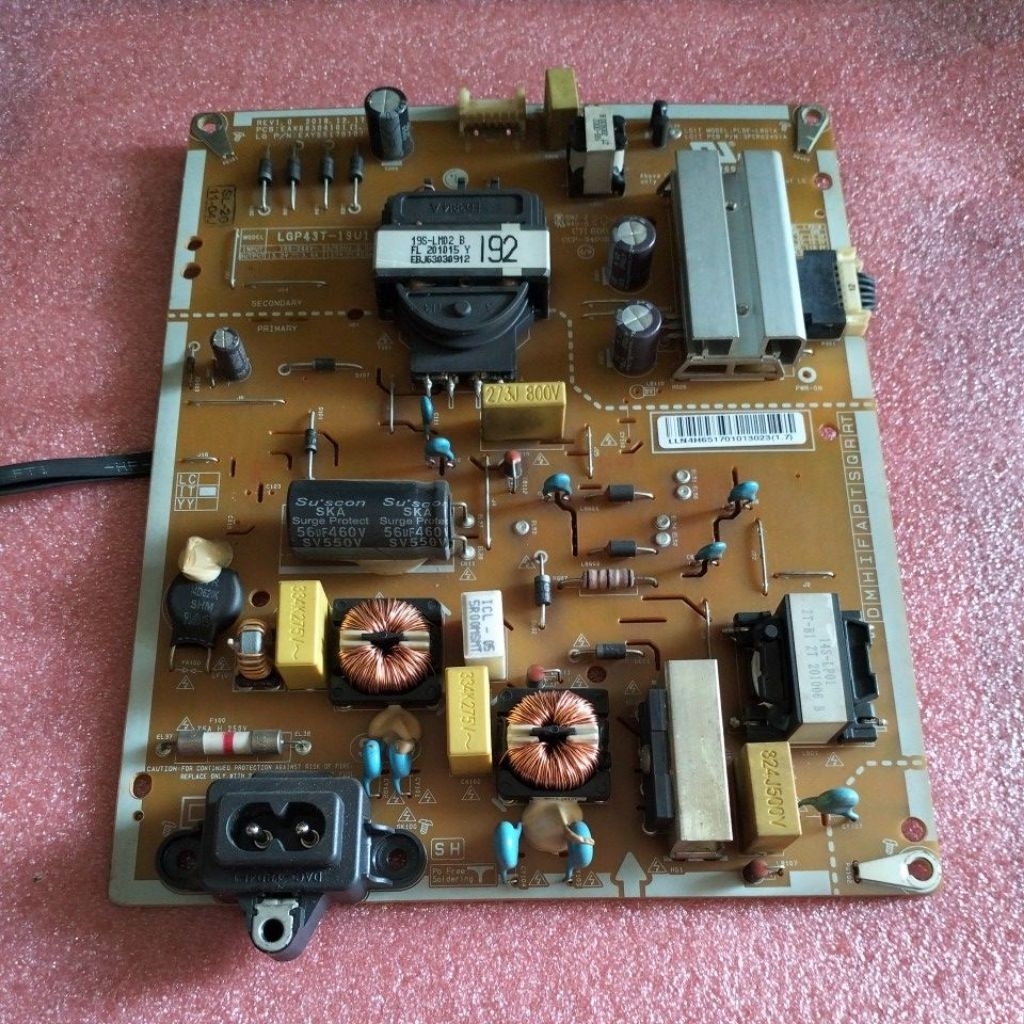 PSU POWER SUPLAY TV LED LG SMART 43UN7300