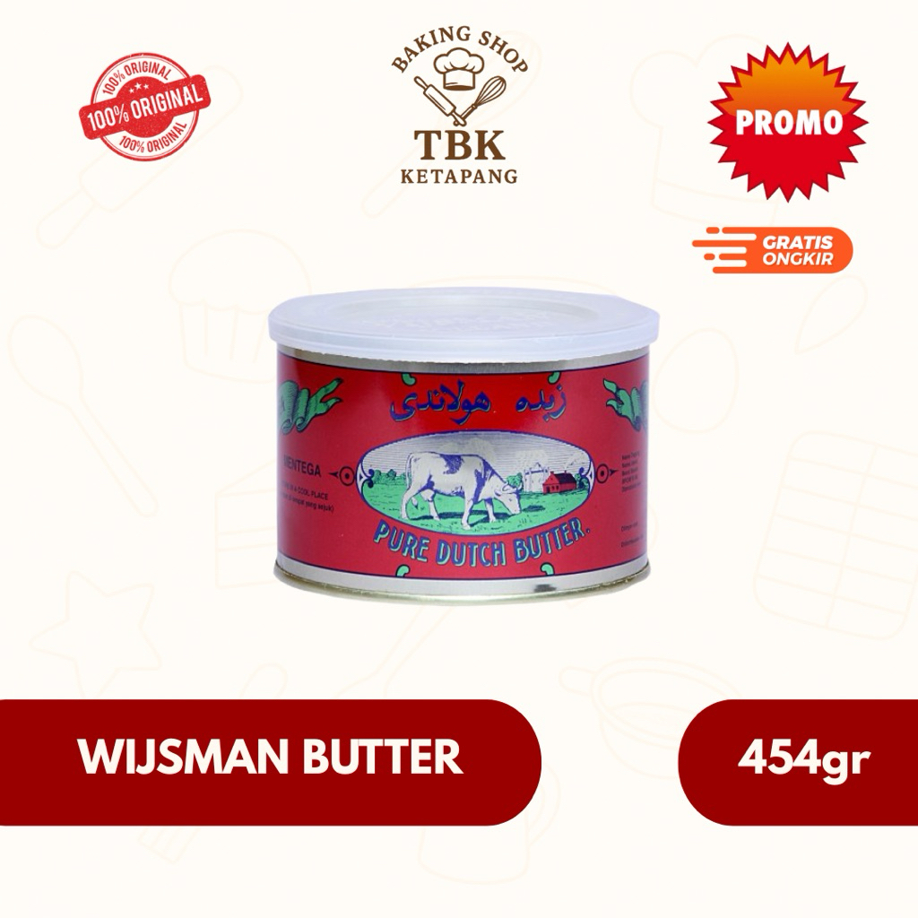 

Wijsman Butter / Mentega Wisman Butter 454gram