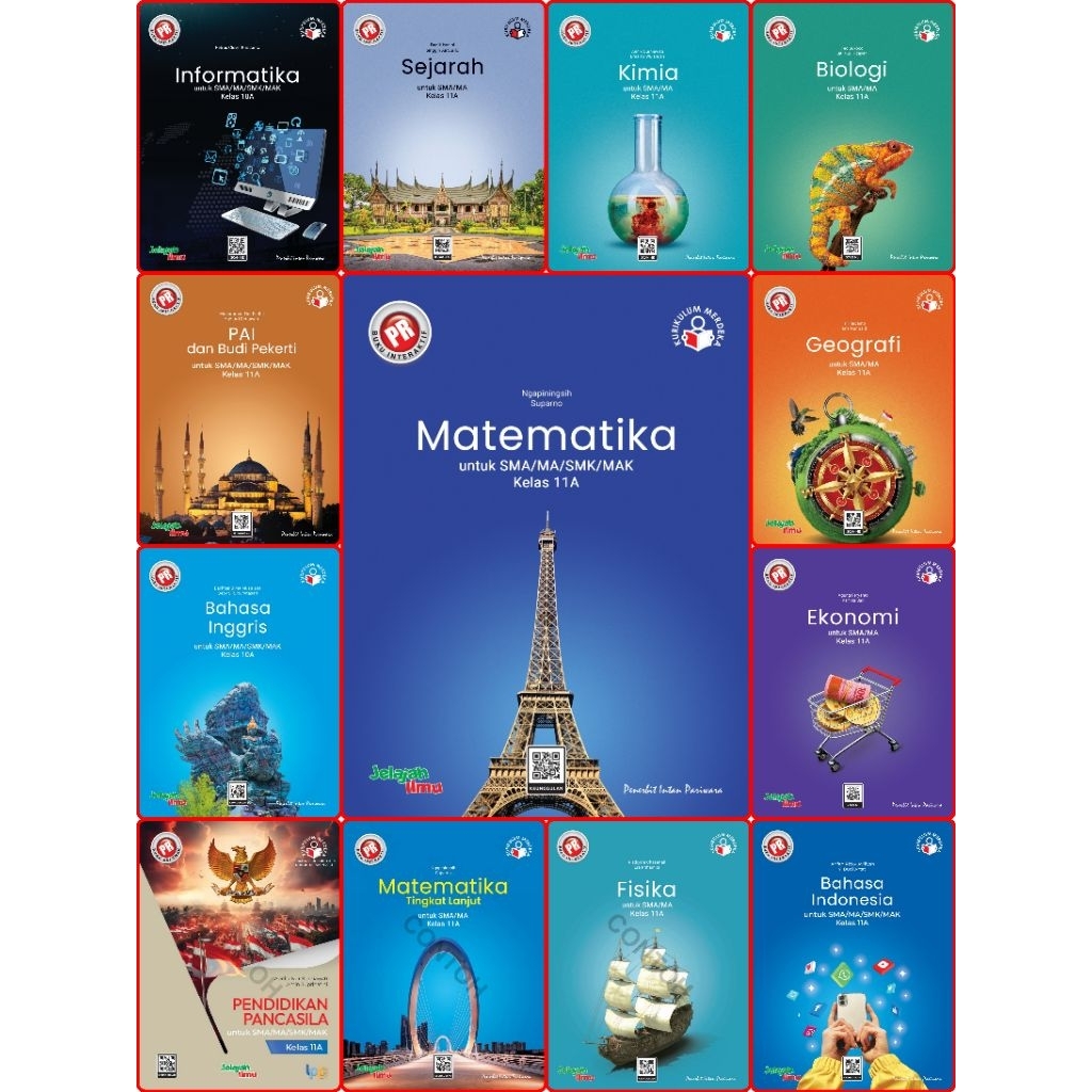 Buku Lks Pr Interaktif Asesmen SMA Kelas XI, 11 Semester 1 Kurikulum Merdeka Intan Pariwara