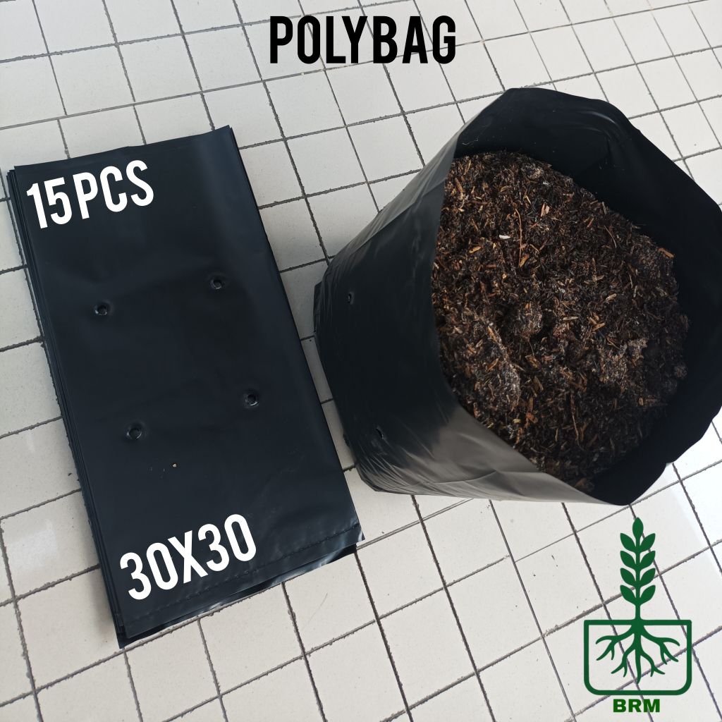 plastik polybag 30x30 15 pcs