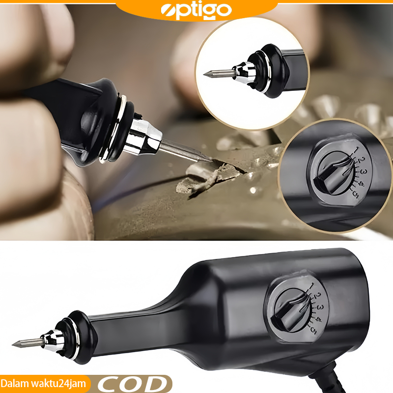 Pena Ukiran Listrik Kecil Miniatur, Alat Ukir Akar Giok & Peralatan Keras