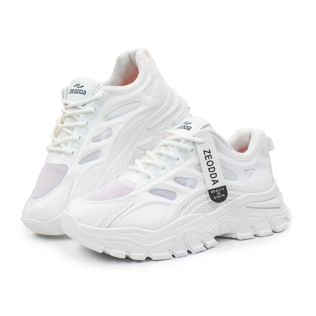 Zeodda Eunji Sepatu Sneakers Wanita Casual Sport Training White Shoes 1033
